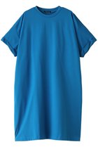 【ミズイロ インド/mizuiro ind】のcrew neck roll slv wide OP ワンピース blue|ID:prp329100004002686