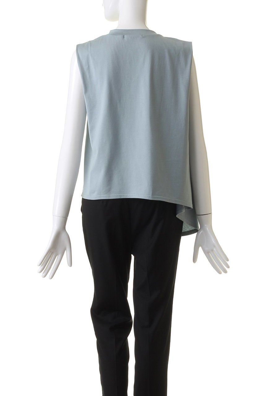 【ミズイロ インド/mizuiro ind】のV neck asymmetry N/S P/O プルオーバー 人気、トレンドファッション・服の通販 founy(ファニー) 　ファッション　Fashion　レディースファッション　WOMEN　トップス・カットソー　Tops/Tshirt　キャミソール / ノースリーブ　No Sleeves　シャツ/ブラウス　Shirts/Blouses　プルオーバー　Pullover　インナー　Inner　ジャケット　Jacket　ドレープ　Drape　ノースリーブ　No Sleeve　フロント　Front　other-4|ID: prp329100004002690 ipo3291000000031249880