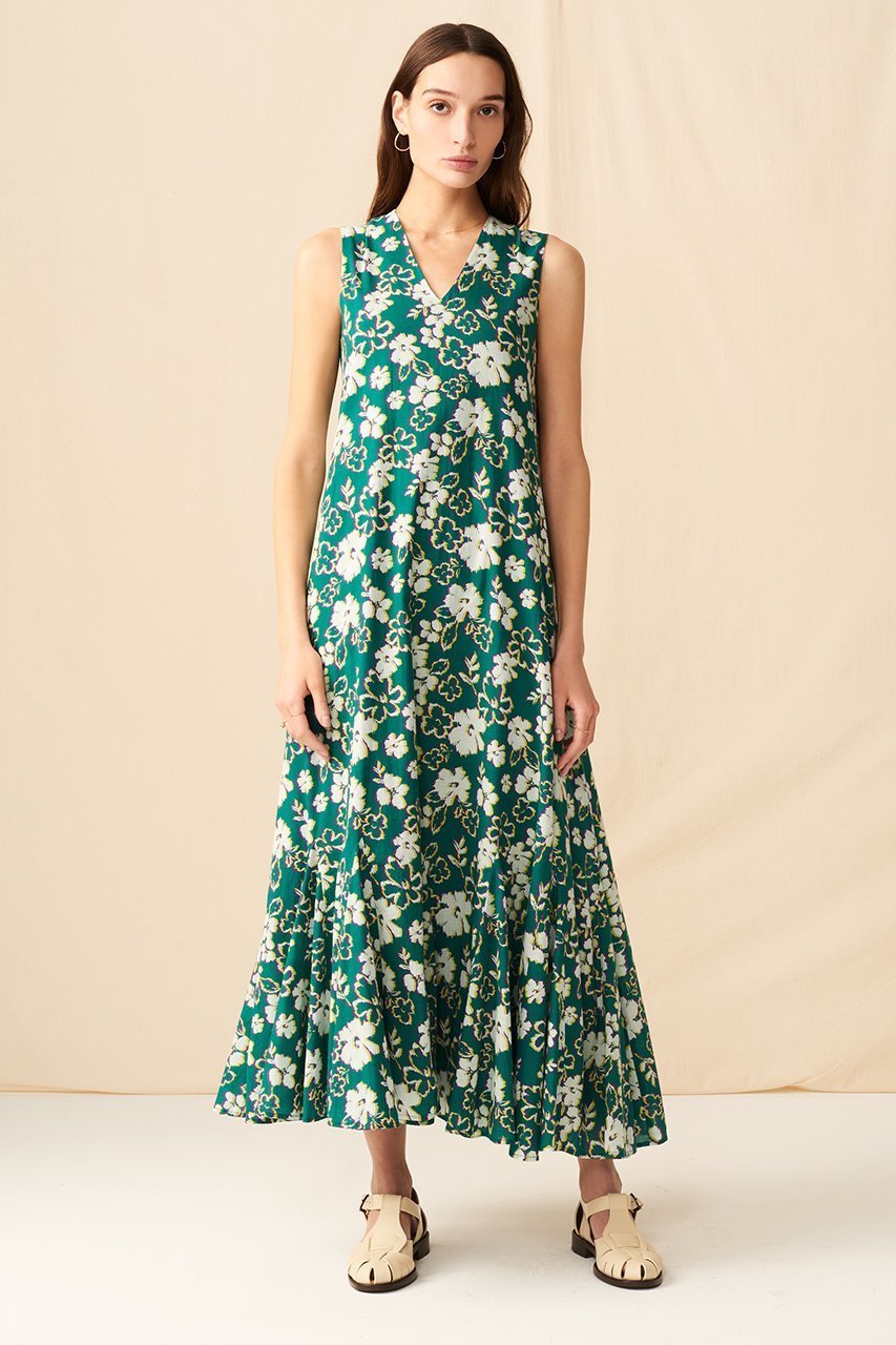 【マリハ/MARIHA】の夏の月影のドレス ノースリーブ(PRINT) 人気、トレンドファッション・服の通販 founy(ファニー) 　ファッション　Fashion　レディースファッション　Fashion for Women　ワンピース　Dresses　フォーマル・パーティードレス・結婚式用ドレス　Elegant & Casual Dresses　チュニック　Tunic Tops & Dresses　エレガント 上品　Elegant　チュニック　Tunic, Long Top　ドレス　Dress, One-Piece　ノースリーブ　Sleeveless, No-Sleeve　バランス　Balance, Style Balance　ロング　Long, Long-Length　今季　This Season, Current Season　夏　Summer　other-7|ID: prp329100004003815 ipo3291000000033450852