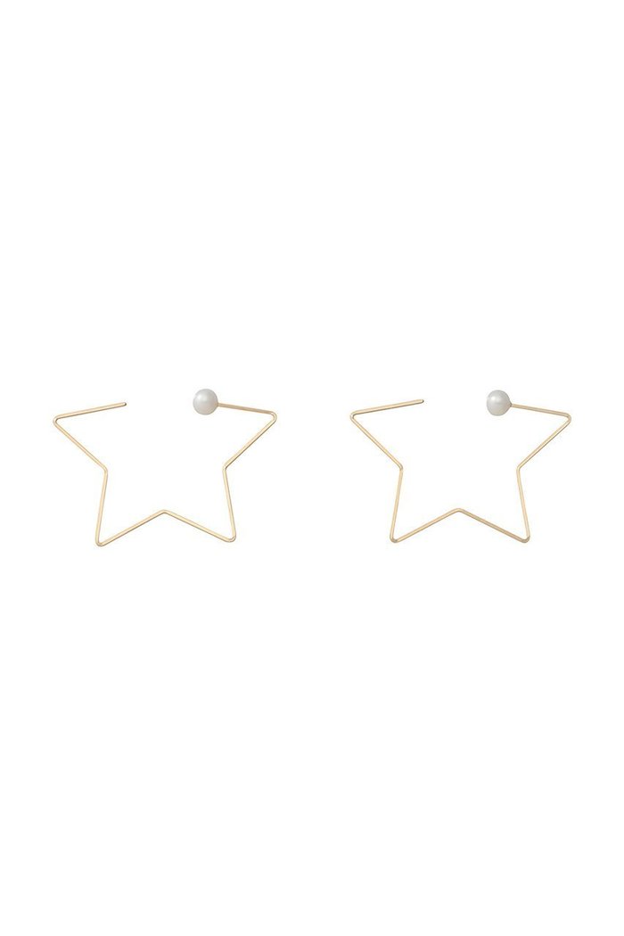 【ナチュラリジュエリ/NATURALI JEWELRY】の【ELLE SHOP 限定】フレームスターフープピアス インテリア・キッズ・メンズ・レディースファッション・服の通販 founy(ファニー) https://founy.com/ ファッション Fashion レディースファッション WOMEN ジュエリー Jewelry リング Rings イヤリング Earrings おすすめ Recommend イヤリング Earrings シンプル Simple パール Pearl フォルム Form フープ Hoop モチーフ Motif エレガント 上品 Elegant 定番 Standard |ID: prp329100004003847 ipo3291000000030802569