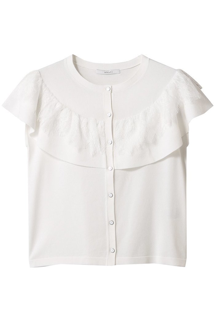 【アナイ/ANAYI】のケープスリーブプルオーバー インテリア・キッズ・メンズ・レディースファッション・服の通販 founy(ファニー) https://founy.com/ ファッション Fashion レディースファッション Fashion for Women トップス・カットソー Cut & Sew Tops ニット Knit Tops & Sweaters カジュアルプルオーバー・ニットトップス Pullovers & Knit Tops / Casual Pullovers エレガント 上品 Elegant コンパクト Compact, Small Size スリーブ Sleeve, Long Sleeve / Short Sleeve フレア Flare, Flared ボトム Bottoms, Lower Wear レース Lace, Lace Fabric ワイド Wide, Wide Fit |ID: prp329100004003861 ipo3291000000035053166