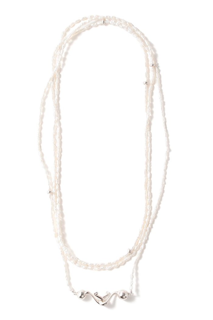 【メゾンドパルス/MAISON DPULSE】のPistil pearl ロングネックレス インテリア・キッズ・メンズ・レディースファッション・服の通販 founy(ファニー) https://founy.com/ ファッション Fashion レディースファッション Fashion for Women ジュエリー Jewelry ネックレス Necklaces & Pendants ネックレス Necklace, Pendant Necklace ロング Long, Long-Length |ID: prp329100004003880 ipo3291000000035271433