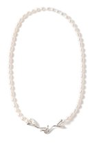 【メゾンドパルス/MAISON DPULSE】のPetal pearl スモールネックレス 人気、トレンドファッション・服の通販 founy(ファニー) ファッション Fashion レディースファッション Fashion for Women ジュエリー Jewelry ネックレス Necklaces & Pendants クール Cool, Chic シルバー Silver, Metallic Silver チューリップ Tube, Tube Top ネックレス Necklace, Pendant Necklace パール Pearl, Pearl Accent エレガント 上品 Elegant thumbnail シルバー|ID: prp329100004003881 ipo3291000000035637697