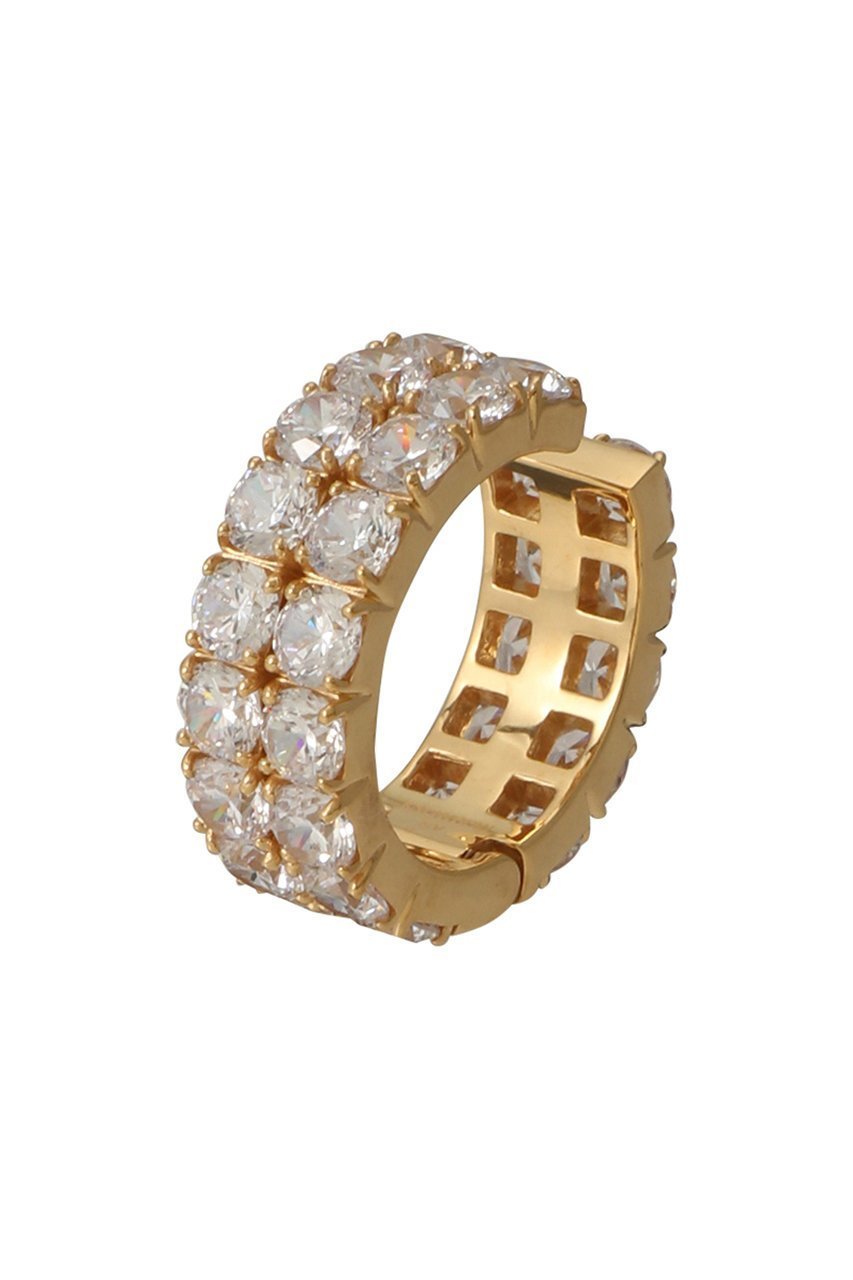 【ノウハウ/KNOWHOW】のCrystal イヤーカフ(片耳用) インテリア・キッズ・メンズ・レディースファッション・服の通販 founy(ファニー) 　ファッション　Fashion　レディースファッション　Fashion for Women　ジュエリー　Jewelry　ファッションリング　Fashion Rings　イヤリング・フープ・ドロップタイプ　Hoop, Drop & Clip Earrings　ユニセックス　Unisex, Genderless　イヤリング　Earrings　イヤーカフ　Ear Cuffs　オケージョン　Occasion Wear　クリスタル　Crystal, Swarovski　パーティ　Party, Party Style　モダン　Modern, Contemporary　片耳　One-Ear, Single Earring　ゴールド|ID: prp329100004003910 ipo3291000000035611685