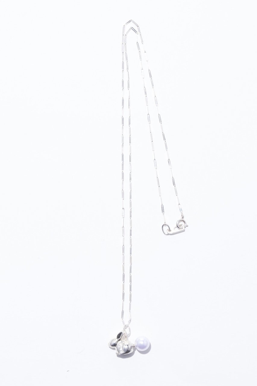 【メゾンドパルス/MAISON DPULSE】のRabbit pearl ネックレス インテリア・キッズ・メンズ・レディースファッション・服の通販 founy(ファニー) ファッション Fashion レディースファッション Fashion for Women ジュエリー Jewelry ネックレス Necklaces & Pendants チャーム Charm, Pendant ネックレス Necklace, Pendant Necklace モチーフ Motif, Design Theme シルバー|ID: prp329100004003921 ipo3291000000035611706