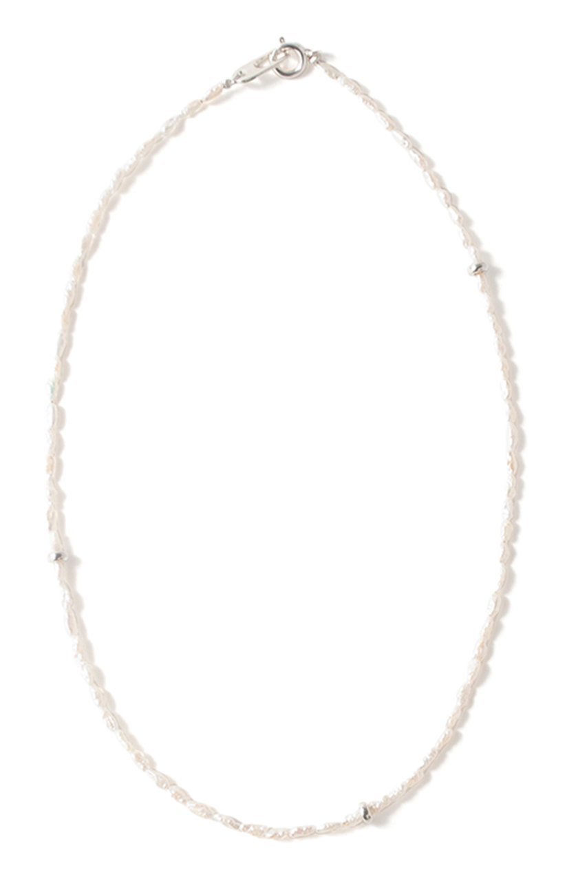 【メゾンドパルス/MAISON DPULSE】のPistil pearl ショートネックレス インテリア・キッズ・メンズ・レディースファッション・服の通販 founy(ファニー) 　ファッション　Fashion　レディースファッション　Fashion for Women　ジュエリー　Jewelry　ネックレス　Necklaces & Pendants　ショート　Short, Short Length　シルバー　Silver, Metallic Silver　ネックレス　Necklace, Pendant Necklace　パール　Pearl, Pearl Accent　エレガント 上品　Elegant　シルバー|ID: prp329100004003923 ipo3291000000035611712