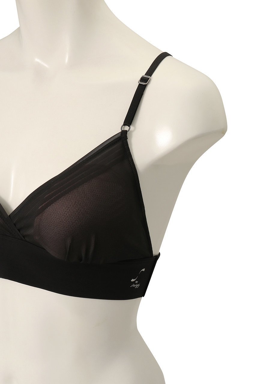 【エス バイ スロギー/S by sloggi】のエス バイ スロギー シアー ブラレット 人気、トレンドファッション・服の通販 founy(ファニー) 　ファッション　Fashion　レディースファッション　Fashion for Women　下着・ランジェリー　Lingerie & Intimates　その他ランジェリー・インナーアイテム　Other Lingerie / Intimates　インナー　Innerwear　シアー　Sheer, See-Through　シルバー　Silver, Metallic Silver　ストライプ　Stripe, Striped Pattern　スマート　Smart, Elegant　フラット　Flat, Flat Shoes　ブラジャー　Bra, Lingerie　メッシュ　Mesh, Net Fabric　ラップ　Wrap, Wrap Design　ランジェリー　Lingerie, Intimate Wear　other-5|ID: prp329100004005201 ipo3291000000035646747