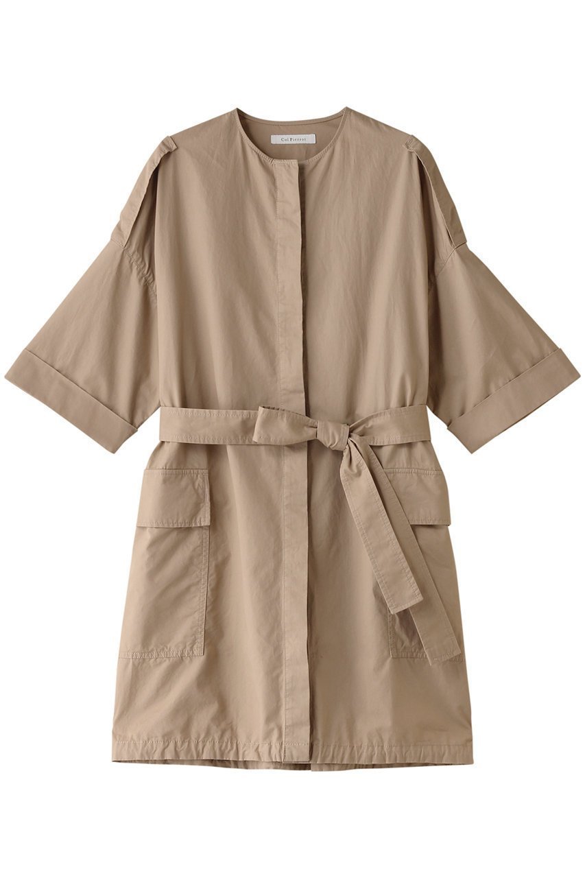 【コルピエロ/Col Pierrot】の加工入り羽織ワンピース 人気、トレンドファッション・服の通販 founy(ファニー) 　ファッション　Fashion　レディースファッション　Fashion for Women　アウター　Coat / Outerwear Collection　レディースジャケット・軽アウター　Jackets　ブルゾンジャケット・スポーティアウター　Blouson Jackets　ジャケット　Jacket, Outerwear　ブラウジング　Blouson Silhouette, Cinched Waist　ブルゾン　Blouson, Bomber Jacket　リボン　Ribbon, Bow　羽織　Haori, Light Jacket　 other-1|ID: prp329100004005212 ipo3291000000036241019