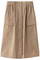 【コルピエロ/Col Pierrot】の加工入りサファリスカート 人気、トレンドファッション・服の通販 founy(ファニー) ファッション Fashion レディースファッション Fashion for Women スカート Skirts ギャザー Gathered, Ruffled シンプル Simple, Minimal スリット Slit, Slit Detail トレンド Trend, Trending Now |ID:prp329100004005213