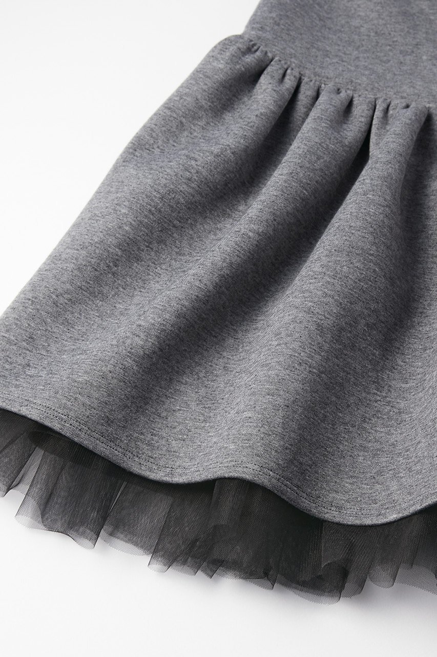 【デイジーリン/DAISY LIN】のジャージーフリルワンピース 人気、トレンドファッション・服の通販 founy(ファニー) 　ファッション　Fashion　レディースファッション　Fashion for Women　ワンピース　Dresses　チュニック　Tunic Tops & Dresses　エレガント 上品　Elegant　チュニック　Tunic, Long Top　チュール　Tulip, Tulip Motif　フリル　Frill, Ruffle　半袖　Short Sleeve, Half Sleeve　洗える　Machine Washable　other-4|ID: prp329100004005235 ipo3291000000032894467