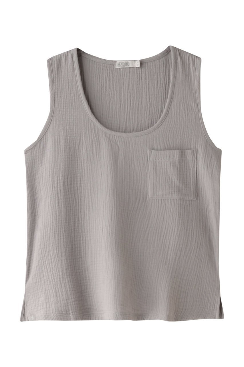 【ベアフット ドリームズ/BAREFOOT DREAMS】の【MALIBU COLLECTION】サンソーク タンクトップ インテリア・キッズ・メンズ・レディースファッション・服の通販 founy(ファニー) 　ファッション　Fashion　レディースファッション　Fashion for Women　トップス・カットソー　Cut & Sew Tops　キャミソール&ノースリーブ　Camisoles & Sleeveless Tops　シャツ・ブラウス・オフィスカジュアル　Elegant Blouses & Button-Ups　ロングTシャツ・Tシャツ　Longline T-Shirts & Tees　カットソー・ベーシックTシャツ　Cut-and-Sewn Tops / Stretch Tees & Basics　キャミソール　Camisole, Spaghetti Strap Top　セットアップ　Set-Up, Coordinated Outfit　タンク　Tank Top, Sleeveless Top　フォルム　Silhouette, Form　トップグレー|ID: prp329100004005245 ipo3291000000032928660