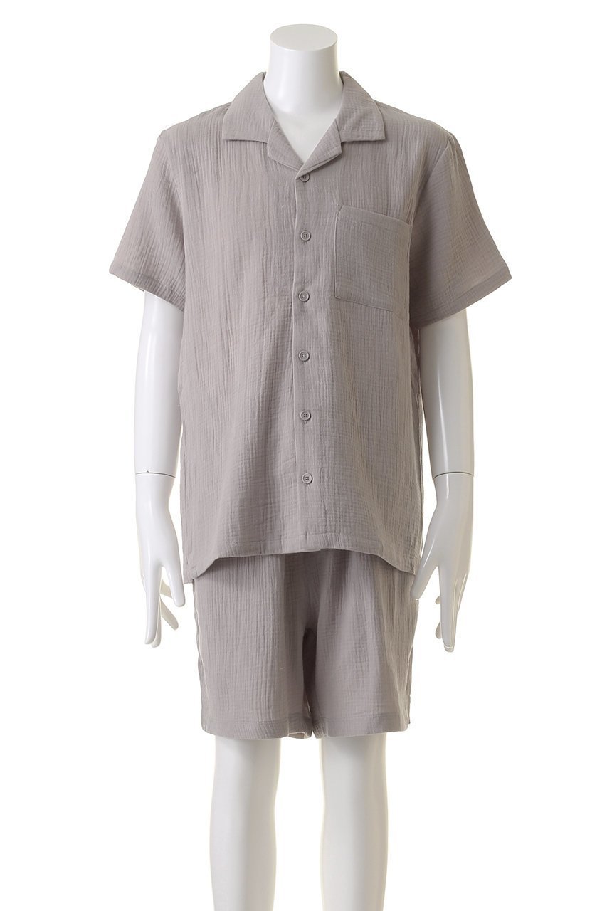 【ベアフット ドリームズ/BAREFOOT DREAMS / MEN】の【MEN】【MALIBU COLLECTION】サンソーク ハーフスリーブシャツ 人気、トレンドファッション・服の通販 founy(ファニー) 　ファッション　Fashion　メンズファッション　MEN　おすすめ　Recommend　ショーツ　Shorts　ショート　Short　スリーブ　Sleeve　セットアップ　Set Up　リラックス　Relax　other-2|ID: prp329100004005247 ipo3291000000031451694