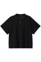 【ミズイロ インド/mizuiro ind】のmesh polo shirt シャツ black|ID: prp329100004005268 ipo3291000000026497187