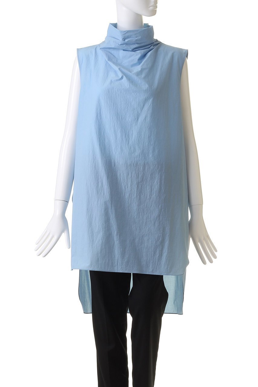 【ル フィル/LE PHIL】のクリスピーブロードノースリーブブラウス 人気、トレンドファッション・服の通販 founy(ファニー) 　ファッション　Fashion　レディースファッション　Fashion for Women　トップス・カットソー　Cut & Sew Tops　キャミソール&ノースリーブ　Camisoles & Sleeveless Tops　シャツ・ブラウス・オフィスカジュアル　Elegant Blouses & Button-Ups　シンプル　Simple, Minimal　タフタ　Taffeta, Structured Fabric　ノースリーブ　Sleeveless, No-Sleeve　ハイネック　High Neck, Mock Neck　ワッシャー　Washer, Crinkled Finish　other-2|ID: prp329100004005271 ipo3291000000035488944