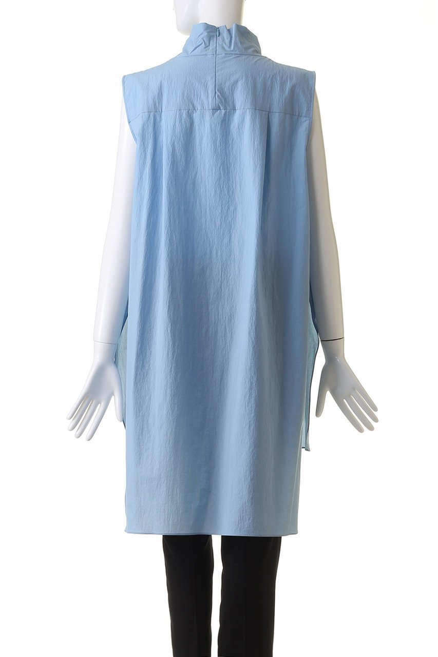 【ル フィル/LE PHIL】のクリスピーブロードノースリーブブラウス 人気、トレンドファッション・服の通販 founy(ファニー) 　ファッション　Fashion　レディースファッション　Fashion for Women　トップス・カットソー　Cut & Sew Tops　キャミソール&ノースリーブ　Camisoles & Sleeveless Tops　シャツ・ブラウス・オフィスカジュアル　Elegant Blouses & Button-Ups　シンプル　Simple, Minimal　タフタ　Taffeta, Structured Fabric　ノースリーブ　Sleeveless, No-Sleeve　ハイネック　High Neck, Mock Neck　ワッシャー　Washer, Crinkled Finish　other-4|ID: prp329100004005271 ipo3291000000035488946