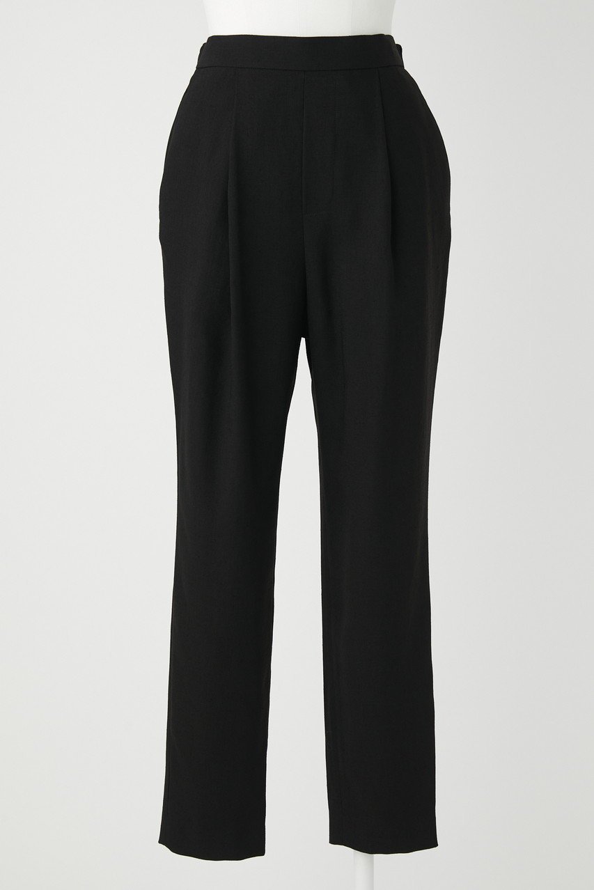 【エンフォルド/ENFOLD】のリネンライク ゴムジョッパーズパンツ インテリア・キッズ・メンズ・レディースファッション・服の通販 founy(ファニー) 　ファッション　Fashion　レディースファッション　Fashion for Women　パンツ　Pants & Trousers　夏　Summer　定番　Standard, Basic Item　ブラック|ID: prp329100004005288 ipo3291000000032818477