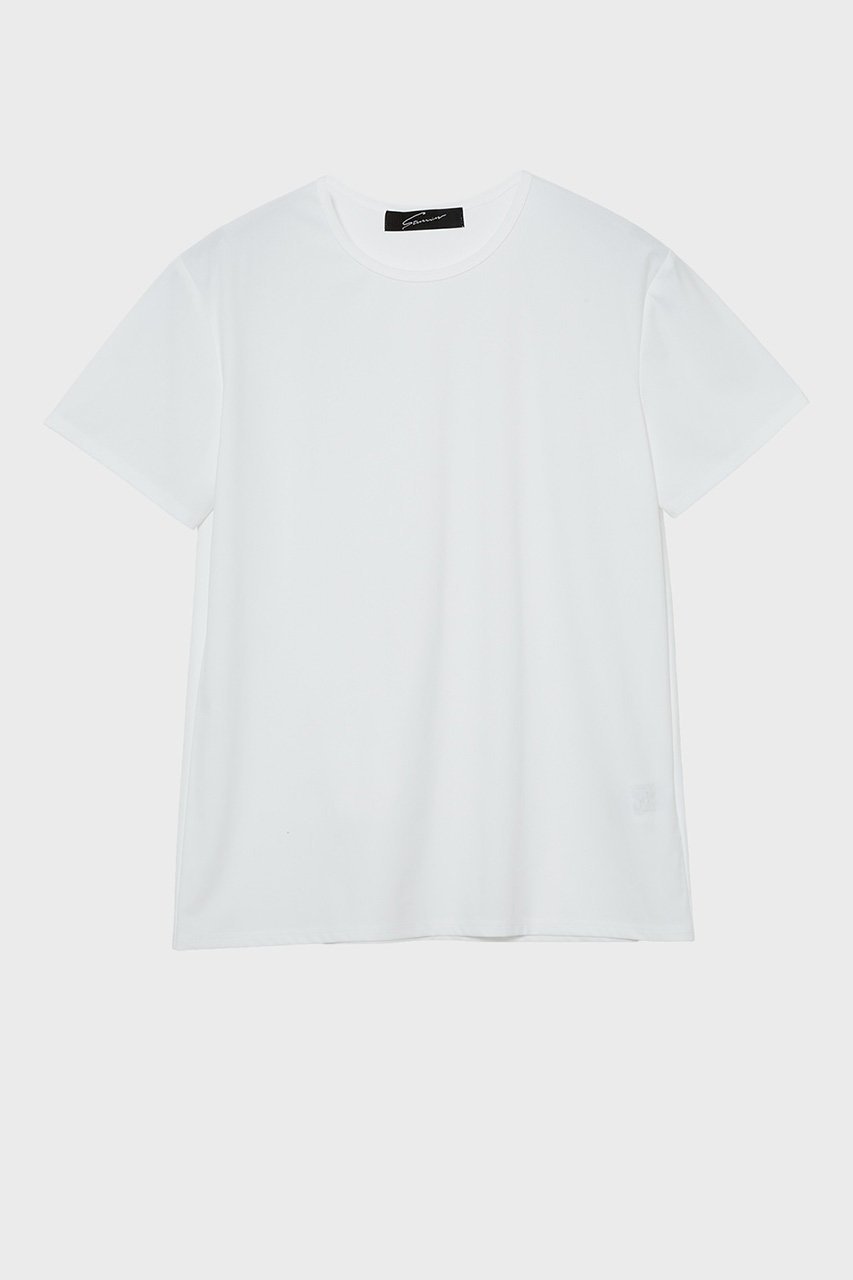 【スタニングルアー/STUNNING LURE】のスイムジャージーTシャツ インテリア・キッズ・メンズ・レディースファッション・服の通販 founy(ファニー) 　ファッション　Fashion　レディースファッション　Fashion for Women　トップス・カットソー　Cut & Sew Tops　シャツ・ブラウス・オフィスカジュアル　Elegant Blouses & Button-Ups　ロングTシャツ・Tシャツ　Longline T-Shirts & Tees　カットソー・ベーシックTシャツ　Cut-and-Sewn Tops / Stretch Tees & Basics　イタリア　Italy　コンパクト　Compact, Small Size　ショート　Short, Short Length　ストレッチ　Stretch, Stretchy Fabric　スポーティ　Sporty, Casual Athletic　スリーブ　Sleeve, Long Sleeve / Short Sleeve　夏　Summer　ホワイト|ID: prp329100004006817 ipo3291000000032921627