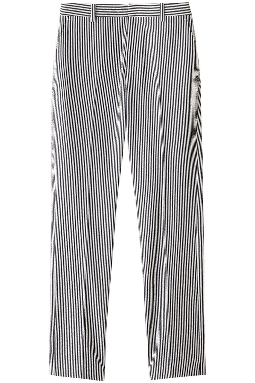 【コルピエロ/Col Pierrot】のコットンシルクストライプパンツ 人気、トレンドファッション・服の通販 founy(ファニー) 　ファッション　Fashion　レディースファッション　Fashion for Women　パンツ　Pants & Trousers　クロップド　Cropped, Short Length　サッカー　Seersucker, Summer Fabric　スニーカー　Sneakers, Trainers　フレア　Flare, Flared　エレガント 上品　Elegant　 other-1|ID: prp329100004006858 ipo3291000000032793111
