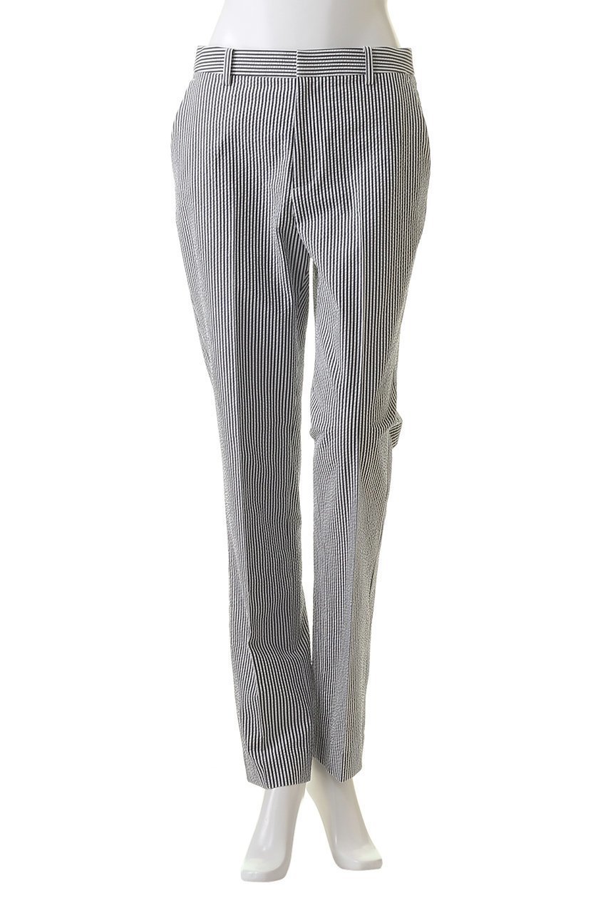 【コルピエロ/Col Pierrot】のコットンシルクストライプパンツ 人気、トレンドファッション・服の通販 founy(ファニー) 　ファッション　Fashion　レディースファッション　Fashion for Women　パンツ　Pants & Trousers　クロップド　Cropped, Short Length　サッカー　Seersucker, Summer Fabric　スニーカー　Sneakers, Trainers　フレア　Flare, Flared　エレガント 上品　Elegant　other-2|ID: prp329100004006858 ipo3291000000032793116
