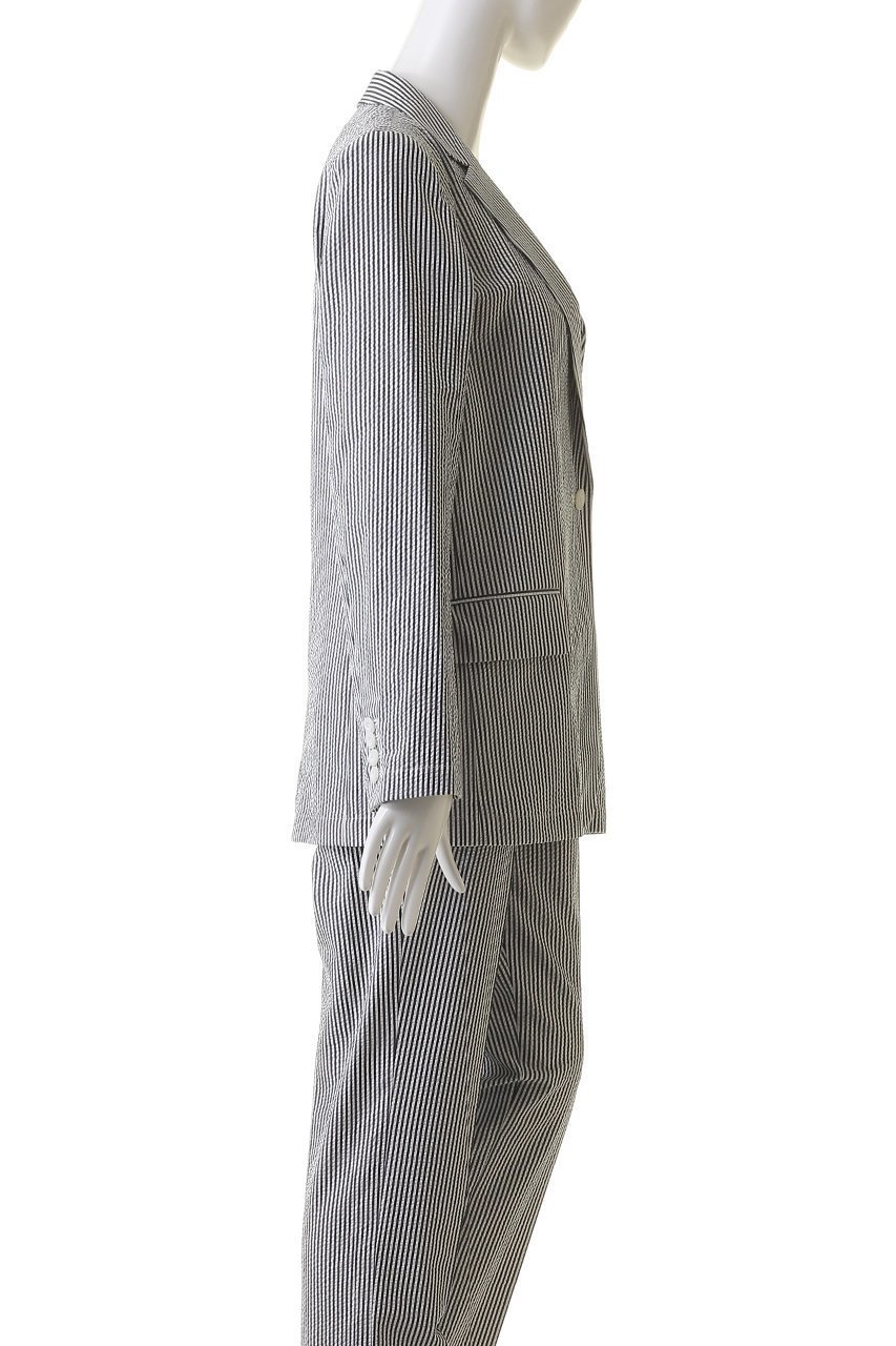 【コルピエロ/Col Pierrot】のコットンシルクストライプジャケット 人気、トレンドファッション・服の通販 founy(ファニー) ファッション Fashion レディースファッション Fashion for Women アウター Coat / Outerwear Collection レディースジャケット・軽アウター Jackets サッカー Seersucker, Summer Fabric シルク Silk, 100% Silk ジャケット Jacket, Outerwear セットアップ Set-Up, Coordinated Outfit デニム Denim, Jeans Material エレガント 上品 Elegant other-3|ID: prp329100004006859 ipo3291000000036922538