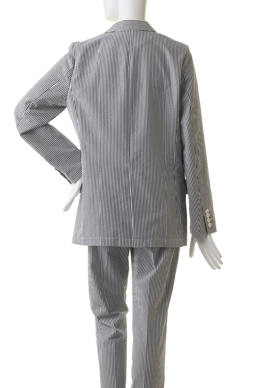 【コルピエロ/Col Pierrot】のコットンシルクストライプジャケット 人気、トレンドファッション・服の通販 founy(ファニー) ファッション Fashion レディースファッション Fashion for Women アウター Coat / Outerwear Collection レディースジャケット・軽アウター Jackets サッカー Seersucker, Summer Fabric シルク Silk, 100% Silk ジャケット Jacket, Outerwear セットアップ Set-Up, Coordinated Outfit デニム Denim, Jeans Material エレガント 上品 Elegant other-4|ID: prp329100004006859 ipo3291000000036922540