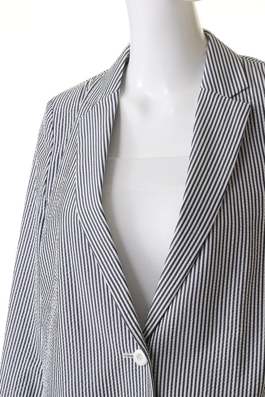 【コルピエロ/Col Pierrot】のコットンシルクストライプジャケット 人気、トレンドファッション・服の通販 founy(ファニー) ファッション Fashion レディースファッション Fashion for Women アウター Coat / Outerwear Collection レディースジャケット・軽アウター Jackets サッカー Seersucker, Summer Fabric シルク Silk, 100% Silk ジャケット Jacket, Outerwear セットアップ Set-Up, Coordinated Outfit デニム Denim, Jeans Material エレガント 上品 Elegant other-5|ID: prp329100004006859 ipo3291000000036922543
