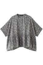 【ミズイロ インド/mizuiro ind】のprint gather shirt シャツ gray|ID: prp329100004006874 ipo3291000000026507285