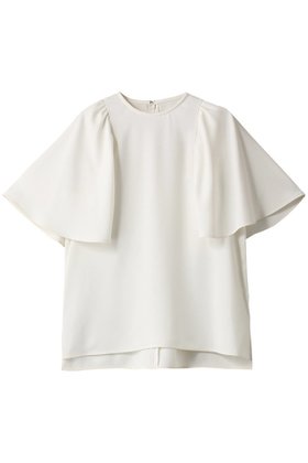 【デザイン ワークス/DESIGN WORKS】のアムンゼンケープブラウス 人気、トレンドファッション・服の通販 founy(ファニー) ファッション Fashion レディースファッション Fashion for Women トップス・カットソー Cut & Sew Tops シャツ・ブラウス・オフィスカジュアル Elegant Blouses & Button-Ups ショート Short, Short Length スリーブ Sleeve, Long Sleeve / Short Sleeve ドレープ Drape, Draping Fabric パーティ Party, Party Style フレア Flare, Flared |ID:prp329100004006887