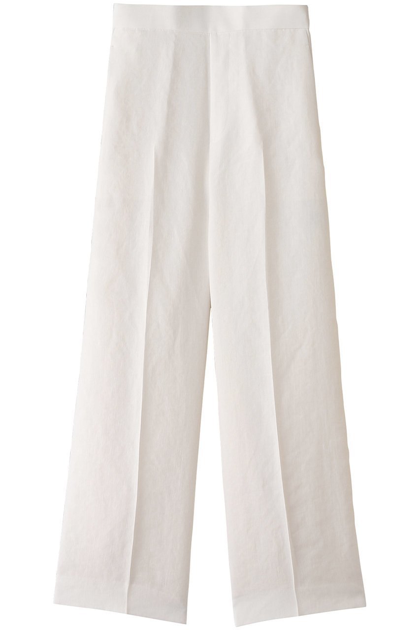 【マルティニーク/martinique】のバックゴムパンツ インテリア・キッズ・メンズ・レディースファッション・服の通販 founy(ファニー) 　ファッション　Fashion　レディースファッション　Fashion for Women　パンツ　Pants & Trousers　バッグ　Bags　なめらか　Smooth, Silky Texture　センター　Center, Center Line　ホワイト|ID: prp329100004007964 ipo3291000000036867158