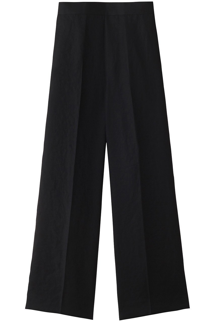 【マルティニーク/martinique】のバックゴムパンツ インテリア・キッズ・メンズ・レディースファッション・服の通販 founy(ファニー) 　ファッション　Fashion　レディースファッション　Fashion for Women　パンツ　Pants & Trousers　バッグ　Bags　なめらか　Smooth, Silky Texture　センター　Center, Center Line　ブラック|ID: prp329100004007964 ipo3291000000036867161