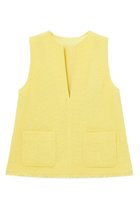 【アナイ/ANAYI】のカールヤーンツイードVネックブラウス 人気、トレンドファッション・服の通販 founy(ファニー) ファッション Fashion レディースファッション Fashion for Women トップス・カットソー Cut & Sew Tops キャミソール&ノースリーブ Camisoles & Sleeveless Tops シャツ・ブラウス・オフィスカジュアル Elegant Blouses & Button-Ups Vネックトップス V-Neck Tops / V-Cut Neckline Shirts イエロー Yellow カットソー Cut and Sewn Top サマー Summer, Summer Style セットアップ Set-Up, Coordinated Outfit ノースリーブ Sleeveless, No-Sleeve パッチ Patch, Appliqué フリンジ Fringe, Tassel ブルゾン Blouson, Bomber Jacket プリント Print, Printed Pattern ポケット Pocket, Pocket Detail メッシュ Mesh, Net Fabric 再入荷 Restock / Back in Stock 夏 Summer thumbnail イエロー|ID: prp329100004007981 ipo3291000000035053004