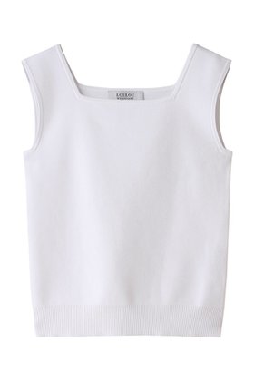 【アルアバイル/allureville】 【Loulou Willoughby】スクエアタンク A人気、トレンドファッション・服の通販 founy(ファニー) ファッション Fashion レディースファッション Fashion for Women トップス・カットソー Cut & Sew Tops ニット Knit Tops & Sweaters カジュアルプルオーバー・ニットトップス Pullovers & Knit Tops / Casual Pullovers なめらか Smooth, Silky Texture シンプル Simple, Minimal スクエア Square, Square Shape タンク Tank Top, Sleeveless Top デコルテ Décolleté, Neckline ファブリック Fabric, Textile フィット Fit, Slim Fit エレガント 上品 Elegant |ID:prp329100004007988