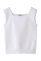 【アルアバイル/allureville】の【Loulou Willoughby】スクエアタンク A 人気、トレンドファッション・服の通販 founy(ファニー) ファッション Fashion レディースファッション Fashion for Women トップス・カットソー Cut & Sew Tops ニット Knit Tops & Sweaters カジュアルプルオーバー・ニットトップス Pullovers & Knit Tops / Casual Pullovers なめらか Smooth, Silky Texture シンプル Simple, Minimal スクエア Square, Square Shape タンク Tank Top, Sleeveless Top デコルテ Décolleté, Neckline ファブリック Fabric, Textile フィット Fit, Slim Fit エレガント 上品 Elegant |ID:prp329100004007988