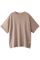 【ウィムガゼット/Whim Gazette】のラメニットTシャツ ピンクベージュ|ID: prp329100004007992 ipo3291000000032859717