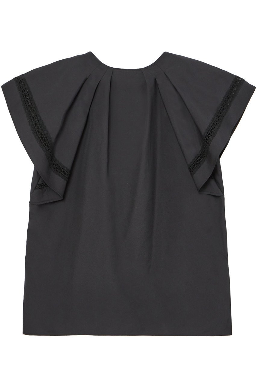 【アナイ/ANAYI】のブロードフレアスリーブブラウス 人気、トレンドファッション・服の通販 founy(ファニー) 　ファッション　Fashion　レディースファッション　Fashion for Women　トップス・カットソー　Cut & Sew Tops　シャツ・ブラウス・オフィスカジュアル　Elegant Blouses & Button-Ups　イエロー　Yellow　ケミカル　Chemical, Chemical Wash　サマー　Summer, Summer Style　ショート　Short, Short Length　スリット　Slit, Slit Detail　スリーブ　Sleeve, Long Sleeve / Short Sleeve　セットアップ　Set-Up, Coordinated Outfit　バランス　Balance, Style Balance　フレア　Flare, Flared　ブルゾン　Blouson, Bomber Jacket　ブロード　Broadcloth, Fine Cotton　プリント　Print, Printed Pattern　レース　Lace, Lace Fabric　夏　Summer　other-2|ID: prp329100004007995 ipo3291000000032906690