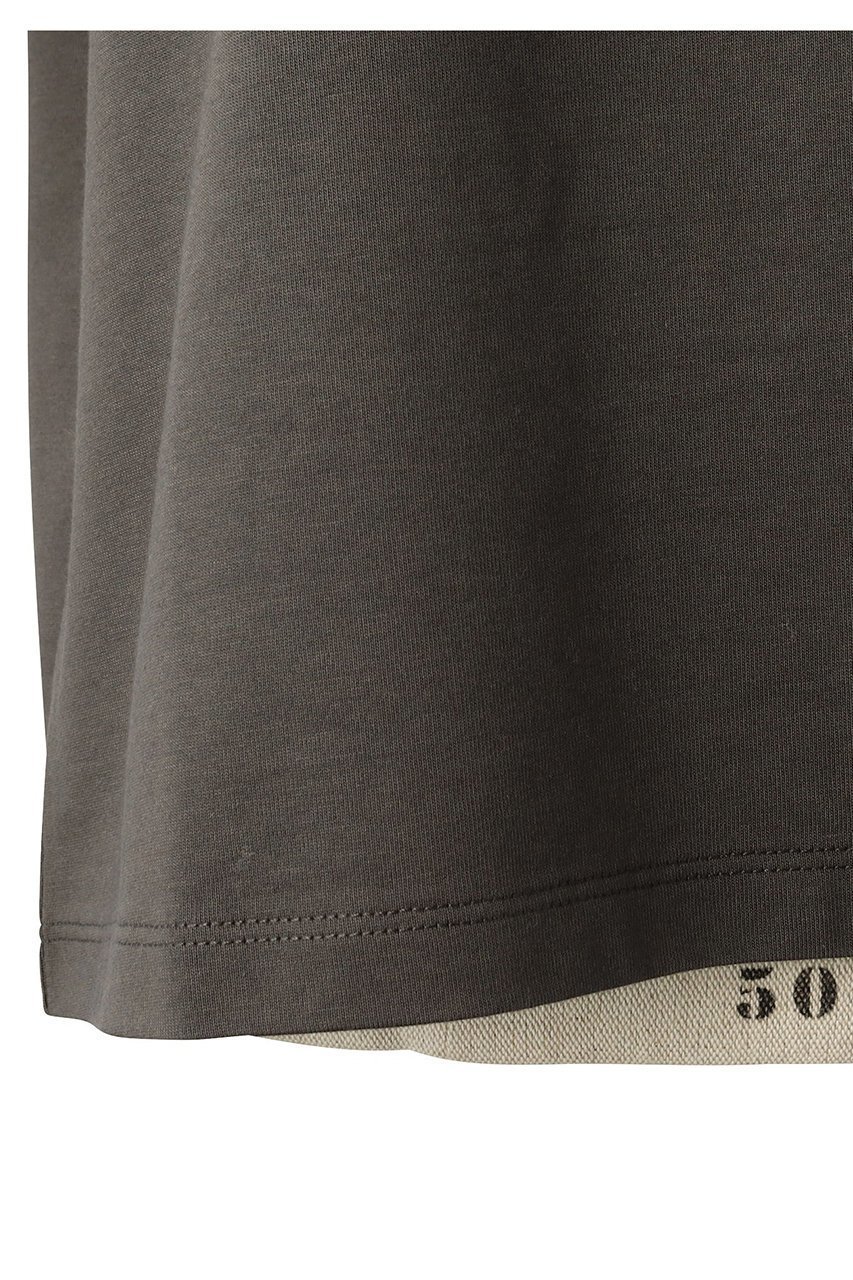 【オブリオ/AUBRIOT】のボクシーシェイプTシャツ 人気、トレンドファッション・服の通販 founy(ファニー) 　ファッション　Fashion　レディースファッション　Fashion for Women　トップス・カットソー　Cut & Sew Tops　シャツ・ブラウス・オフィスカジュアル　Elegant Blouses & Button-Ups　ロングTシャツ・Tシャツ　Longline T-Shirts & Tees　カットソー・ベーシックTシャツ　Cut-and-Sewn Tops / Stretch Tees & Basics　コンパクト　Compact, Small Size　ショート　Short, Short Length　ジャケット　Jacket, Outerwear　スリーブ　Sleeve, Long Sleeve / Short Sleeve　フォルム　Silhouette, Form　ベーシック　Basic, Essential　other-6|ID: prp329100004007998 ipo3291000000035791769