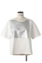 【オブリオ/AUBRIOT】のボクシーシェイプTシャツ 大人の最旬トレンドファッション＆コーディネート founy(ファウニー) ファッション Fashion レディースファッション Fashion for Women トップス・カットソー Cut & Sew Tops シャツ・ブラウス・オフィスカジュアル Elegant Blouses & Button-Ups ロングTシャツ・Tシャツ Longline T-Shirts & Tees カットソー・ベーシックTシャツ Cut-and-Sewn Tops / Stretch Tees & Basics コンパクト Compact, Small Size ショート Short, Short Length ジャケット Jacket, Outerwear スリーブ Sleeve, Long Sleeve / Short Sleeve フォルム Silhouette, Form ベーシック Basic, Essential thumbnail オフホワイト|ID: prp329100004007998 ipo3291000000036984434