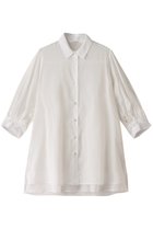 【ミディウミソリッド/MIDIUMISOLID】のsheer slit slv tunic shirt シャツ off white|ID: prp329100004008717 ipo3291000000032908510