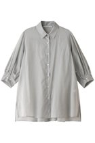 【ミディウミソリッド/MIDIUMISOLID】のsheer slit slv tunic shirt シャツ l.gray|ID: prp329100004008717 ipo3291000000032908513