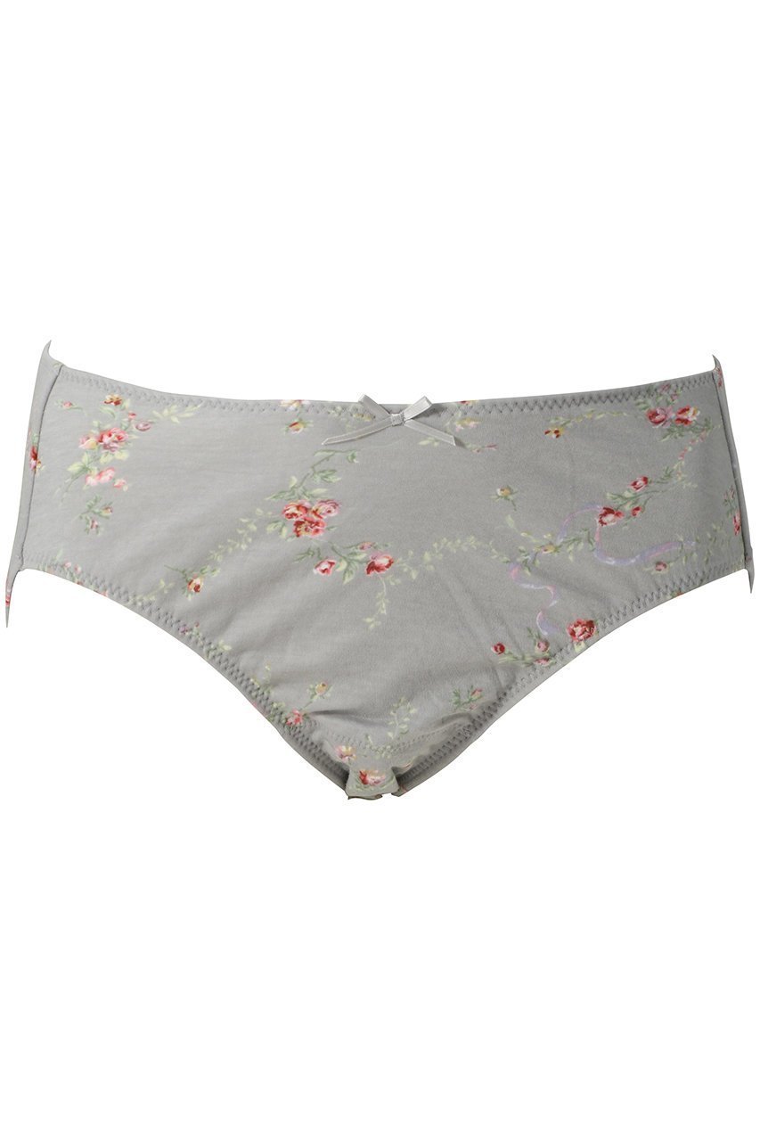 【イクコ/IKUKO】の60接結花柄プリント スタンダードショーツ インテリア・キッズ・メンズ・レディースファッション・服の通販 founy(ファニー) 　ファッション　Fashion　レディースファッション　Fashion for Women　下着・ランジェリー　Lingerie & Intimates　ショーツ・ランジェリー用ボトムス　Panties / Briefs / Lingerie Bottoms　おすすめ　Recommended / Our Picks　クラシカル　Classical, Vintage-Inspired　ショーツ　Shorts, Short Pants　スタンダード　Standard, Basic　プリント　Print, Printed Pattern　ランジェリー　Lingerie, Intimate Wear　人気　Popular, Best Seller　定番　Standard, Basic Item　グレー|ID: prp329100004008719 ipo3291000000036094825