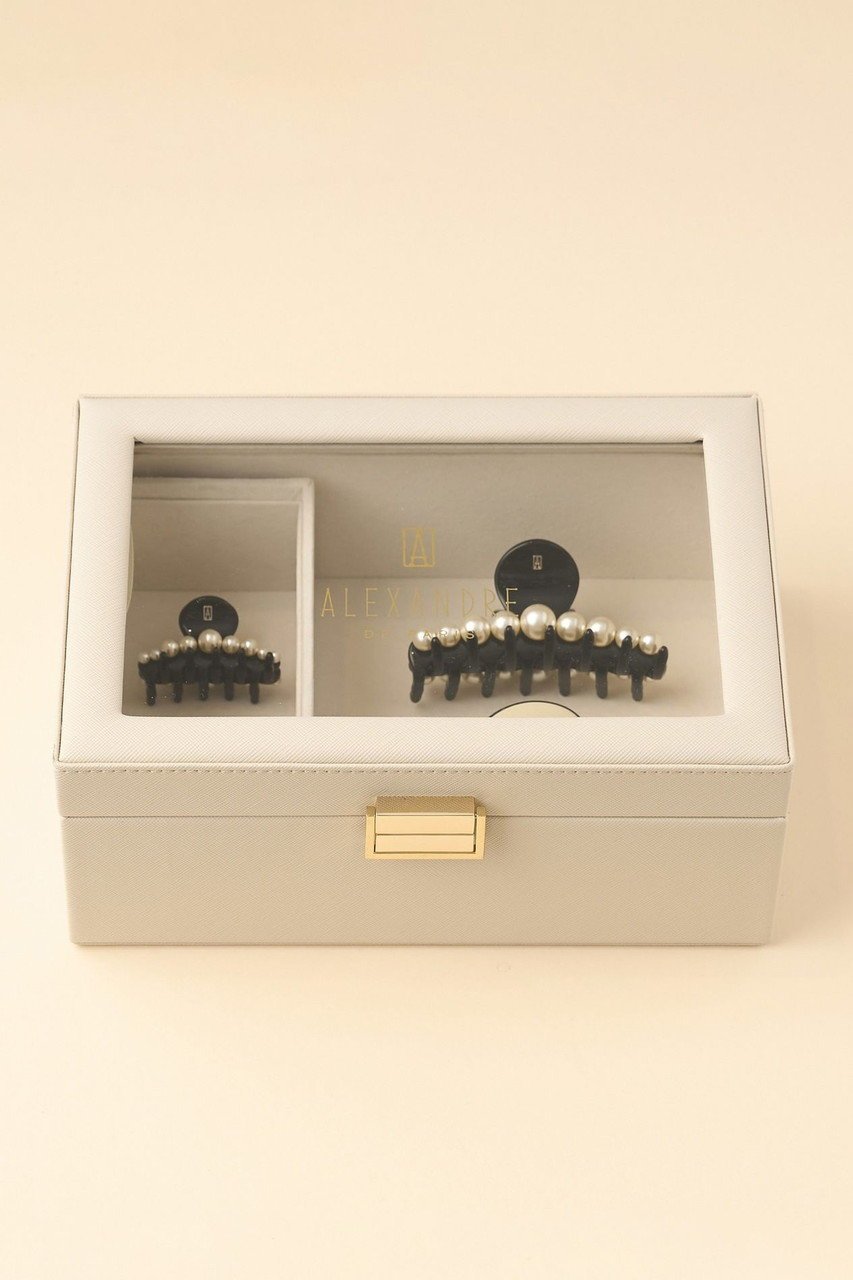 【アレクサンドル ドゥ パリ/ALEXANDRE DE PARIS】のADP ACCESSORY BOX 人気、トレンドファッション・服の通販 founy(ファニー) 　ファッション　Fashion　レディースファッション　Fashion for Women　レイングッズ・傘・晴雨兼用傘　Umbrellas & Rain Gear　アクセサリー　Fashion Accessories　ハンカチ　Handkerchief, Hanky　バレッタ　Barrette, Hair Clip　ボックス　Boxy, Box Shape　傘　Umbrella, Parasol　時計　Watch, Wristwatch　other-4|ID: prp329100004009442 ipo3291000000032840946