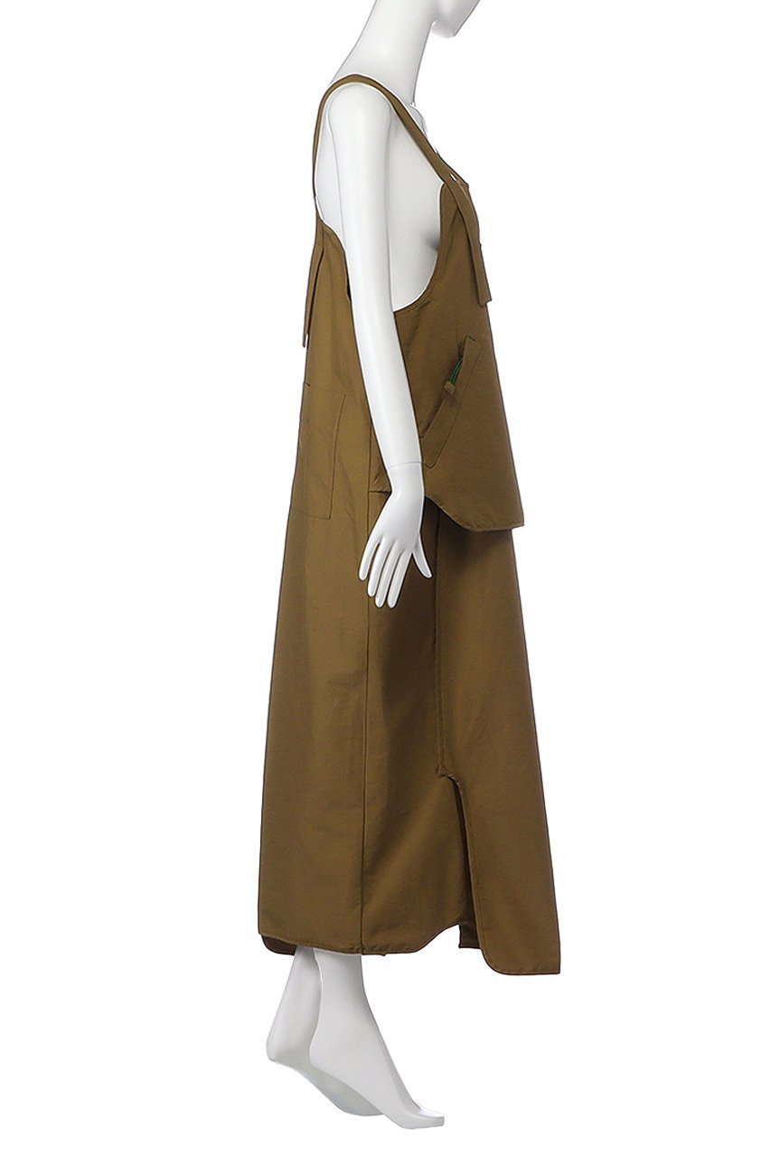 【ナゴンスタンス/nagonstans】の6/4クロス アシンメトリー Jumper SK/ジャンパースカート 人気、トレンドファッション・服の通販 founy(ファニー) 　ファッション　Fashion　レディースファッション　Fashion for Women　スカート　Skirts　ワンピース　Dresses　アシンメトリー　Asymmetrical Style　チュニック　Tunic, Long Top　パイピング　Piping, Trim Design　ポケット　Pocket, Pocket Detail　ランダム　Random, Irregular　ロング　Long, Long-Length　ワーク　Workwear, Utility Style　other-3|ID: prp329100004010170 ipo3291000000035858516