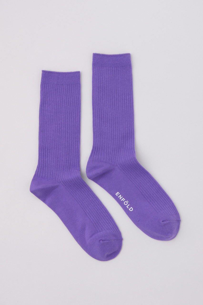 【エンフォルド/ENFOLD】のハイゲージSocks/ソックス インテリア・キッズ・メンズ・レディースファッション・服の通販 founy(ファニー) 　ファッション　Fashion　レディースファッション　Fashion for Women　ソックス&靴下　Socks & Hosiery　レッグウェア・ストッキング　Legwear & Hosiery　サンダル　Sandals, Summer Shoes　シンプル　Simple, Minimal　スニーカー　Sneakers, Trainers　ソックス　Socks, Hosiery　人気　Popular, Best Seller　夏　Summer　定番　Standard, Basic Item　ライトパープル|ID: prp329100004010177 ipo3291000000032841450
