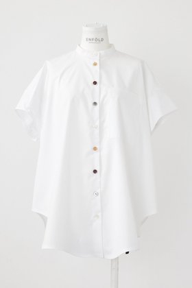 【エンフォルド/ENFOLD】のC/PEブロード Halfsleeve Hexagon SH/シャツ 人気、トレンドファッション・服の通販 founy(ファニー) ファッション Fashion レディースファッション WOMEN トップス・カットソー Tops/Tshirt シャツ/ブラウス Shirts/Blouses アシンメトリー Asymmetry ショート Short ストレート Straight スリーブ Sleeve ブロード Broad ベーシック Basic 半袖 Short Sleeve 夏 Summer |ID:prp329100004010187