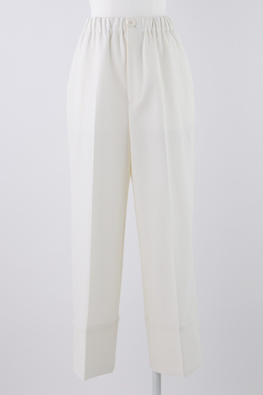 【エンフォルド/ENFOLD】のライトCOダブルクロス クロップドワイドTR/トラウザー・パンツ インテリア・キッズ・メンズ・レディースファッション・服の通販 founy(ファニー) ファッション Fashion レディースファッション Fashion for Women パンツ Pants & Trousers ダブル Double, Double-Breasted ワイド Wide, Wide Fit 夏 Summer ホワイト|ID: prp329100004010188 ipo3291000000036123381