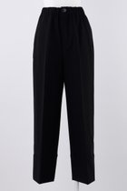 【エンフォルド/ENFOLD】のライトCOダブルクロス クロップドワイドTR/トラウザー・パンツ 人気、トレンドファッション・服の通販 founy(ファニー) ファッション Fashion レディースファッション Fashion for Women パンツ Pants & Trousers ダブル Double, Double-Breasted ワイド Wide, Wide Fit 夏 Summer thumbnail ブラック|ID: prp329100004010188 ipo3291000000036123383