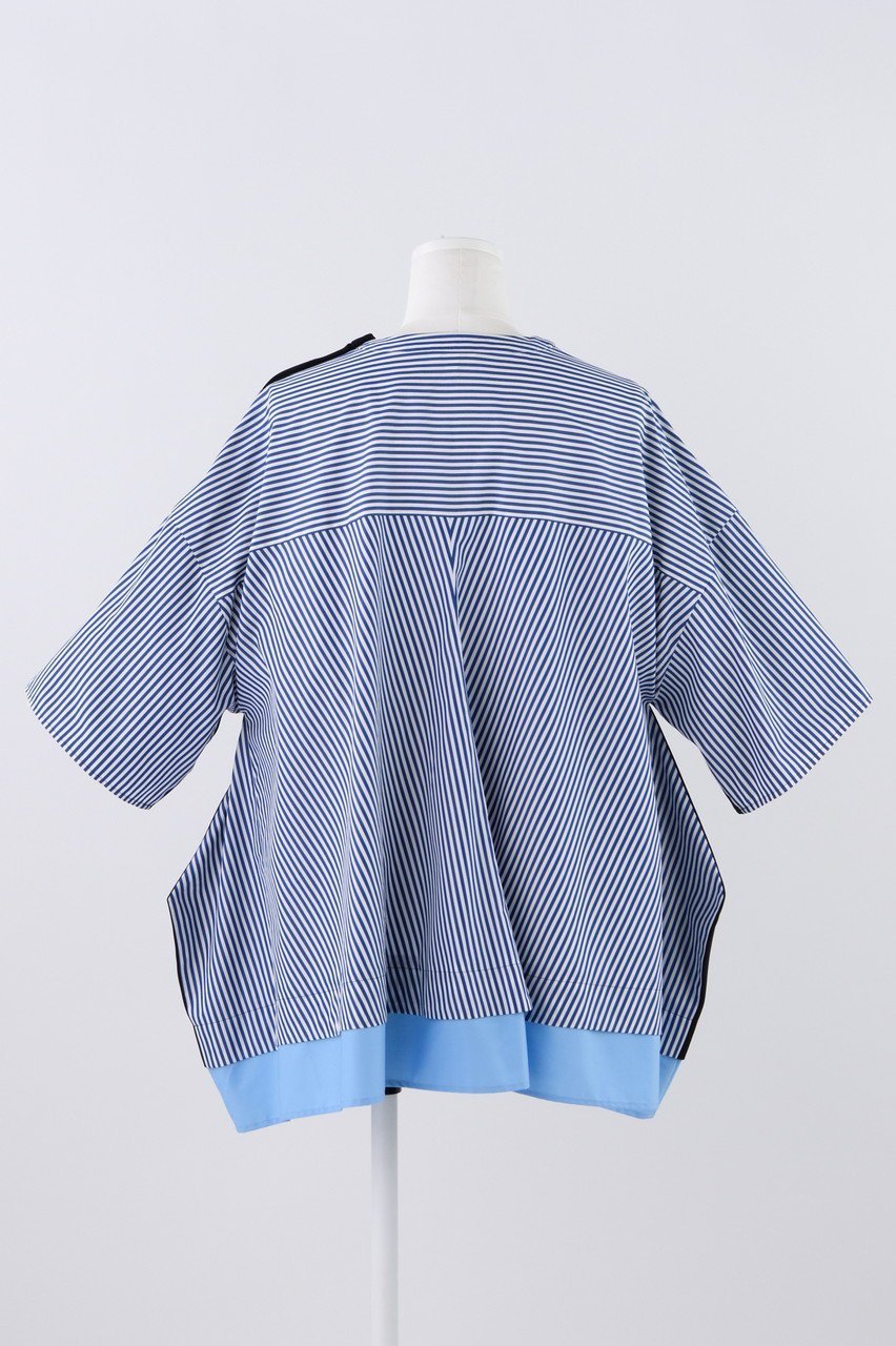 【エンフォルド/ENFOLD】のPEツイル SH コンビP.O/プルオーバー 人気、トレンドファッション・服の通販 founy(ファニー) 　ファッション　Fashion　レディースファッション　Fashion for Women　トップス・カットソー　Cut & Sew Tops　シャツ・ブラウス・オフィスカジュアル　Elegant Blouses & Button-Ups　カジュアルプルオーバー・ニットトップス　Pullovers & Knit Tops / Casual Pullovers　とろみ　Fluid, Flowy Fabric　コンビ　Combo, Combination Style　ショート　Short, Short Length　スリーブ　Sleeve, Long Sleeve / Short Sleeve　セットアップ　Set-Up, Coordinated Outfit　ツイル　Twist, Twisted Detail　ドッキング　Docking, Mixed Material　フロント　Front, Front Design　エレガント 上品　Elegant　人気　Popular, Best Seller　定番　Standard, Basic Item　other-3|ID: prp329100004010191 ipo3291000000032907885