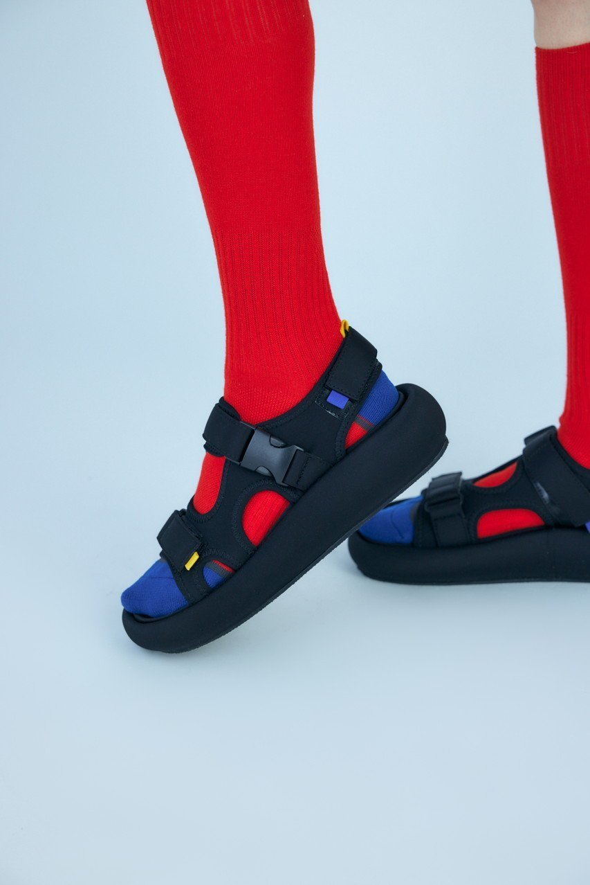【ナゴンスタンス/nagonstans】のベルクロ Sandal/サンダル 人気、トレンドファッション・服の通販 founy(ファニー) 　ファッション　Fashion　レディースファッション　Fashion for Women　カッティング　Cutting Detail　サンダル　Sandals, Summer Shoes　シンプル　Simple, Minimal　フィット　Fit, Slim Fit　other-4|ID: prp329100004010197 ipo3291000000032885849