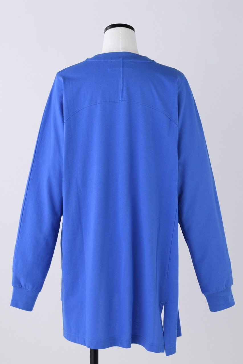 【ナゴンスタンス/nagonstans】のSingle Jersey アシンメトリーロングTシャツ 人気、トレンドファッション・服の通販 founy(ファニー) 　ファッション　Fashion　レディースファッション　Fashion for Women　トップス・カットソー　Cut & Sew Tops　シャツ・ブラウス・オフィスカジュアル　Elegant Blouses & Button-Ups　ロングTシャツ・Tシャツ　Longline T-Shirts & Tees　カットソー・ベーシックTシャツ　Cut-and-Sewn Tops / Stretch Tees & Basics　アシンメトリー　Asymmetrical Style　スリット　Slit, Slit Detail　スリーブ　Sleeve, Long Sleeve / Short Sleeve　ヘムライン　Hemline, Bottom Cut　ロング　Long, Long-Length　切替　Switching, Contrast Panel　半袖　Short Sleeve, Half Sleeve　other-3|ID: prp329100004010199 ipo3291000000035061660