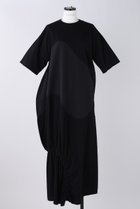 【ナゴンスタンス/nagonstans】のソフト天竺 2tone DRS/ドレス Black|ID: prp329100004010200 ipo3291000000032899079